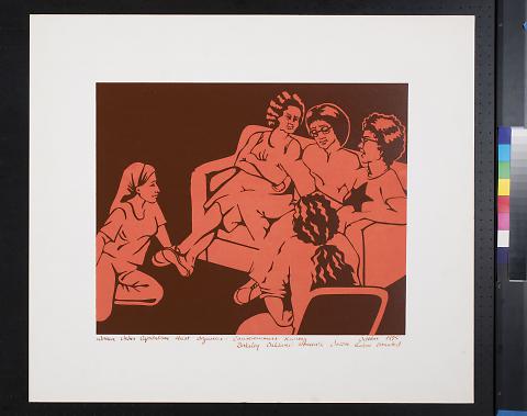 untitled (figures sitting on a couch)