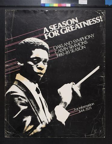 A Season for Greatness! Oakland Symphony Calvin Simmons