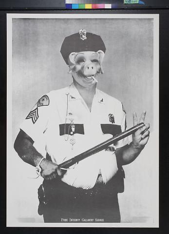 untitled (police officer in a pig mask)