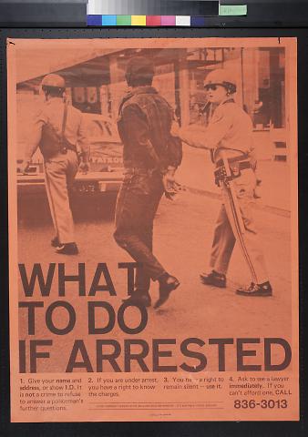 What to do if arrested
