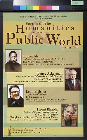 Forum on the Humanities and the Public World Spring 2008