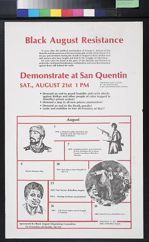 Black August Resistance: Demonstrate at San Quentin