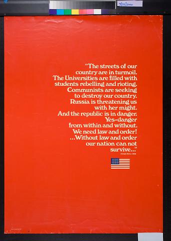 untitled (Adolph Hitler quote) "The streets of our country are in turmoil..."