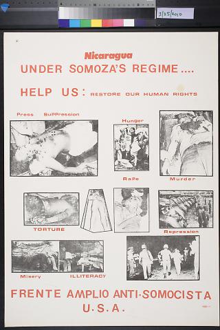 Nicaragua Under Somoza's Regime...Help Us