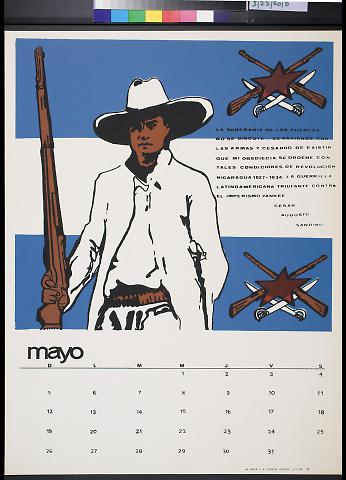 Mayo [May page of calendar]