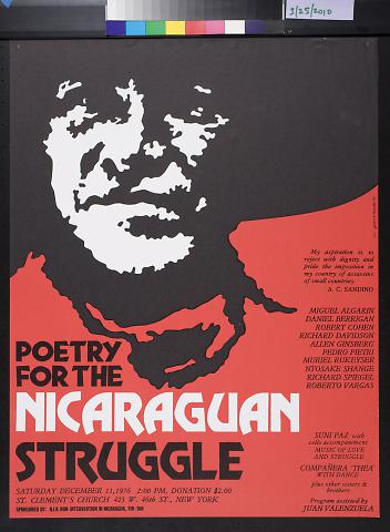 Poetry for the Nicaraguan Struggle