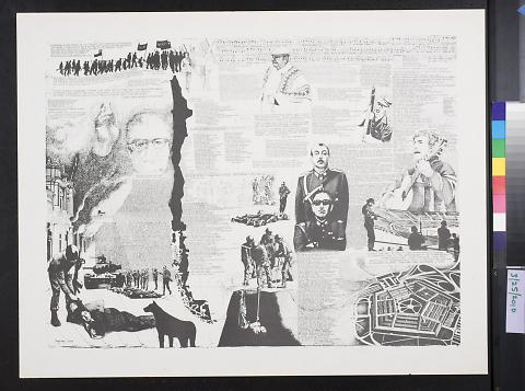 untitled (Chilean scenes of war and Augusto Pinochet)