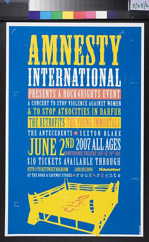 Amnesty International Presents A Rock4rights Event