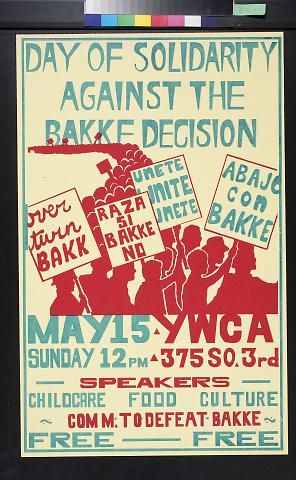Day Of Solidarity Against The Bakke Decision
