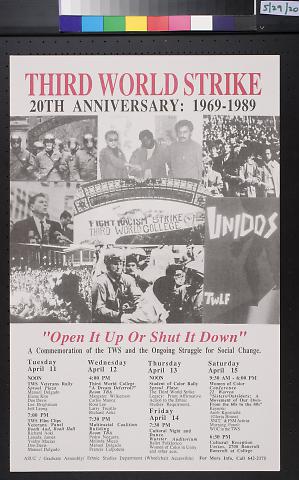 Third World Strike 20th Anniversary: 1969-1989