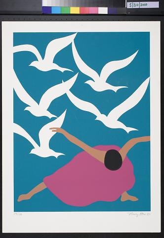 untitled (woman with white birds)