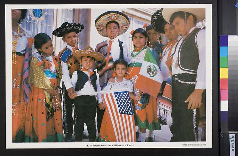 Mexican American Children at a Fiesta