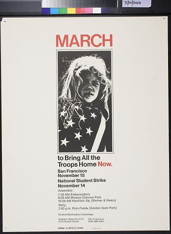 March to bring all the troops home now