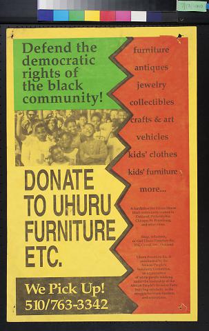 Donate To Uhuru Furniture Etc.