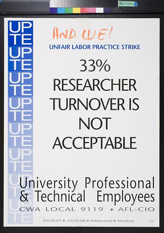 33% Researcher Turnover
