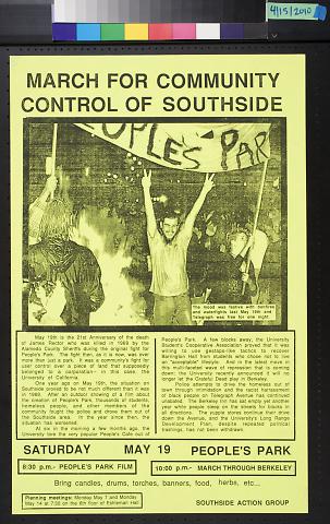 March for Community Control of Southside