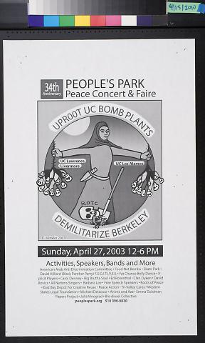 People's Park: Peace Concert & Faire