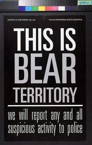 This is Bear Territory