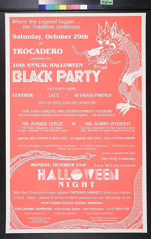 10th Annual Halloween Black party