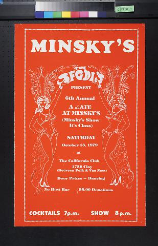 Minsky's present the 6th Annual "A Date at Minsky's"