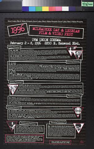 1996 Milwaukee Gay & Lesbian film & video fest