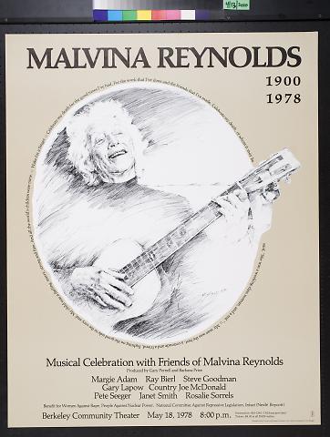 Malvina Reynolds 1900 - 1978