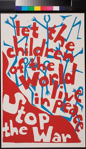 Let the children of the world live in peace: Stop the war