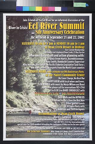 River in Crisis: Eel River Summit and 8th Anniversary Celebration