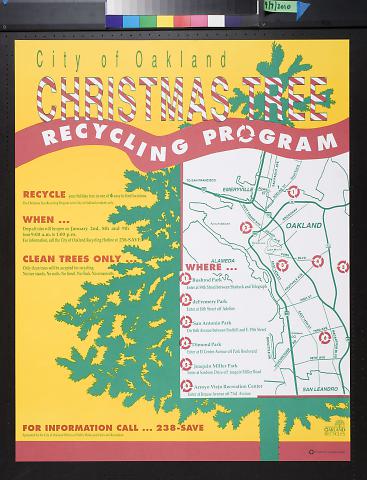 City of Oakland Christmas Tree Recycling Program