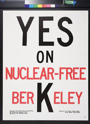 Yes on Nuclear-Free Berkeley