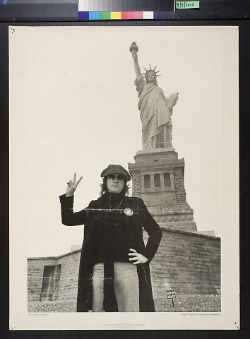 untitled (John Lennon and the Statue of Liberty)
