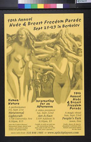 10th Annual Nude & Breast Freedom Parade