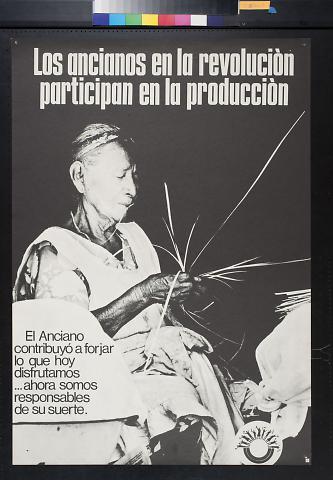 Los ancianos en la revolucion participan en la produccion