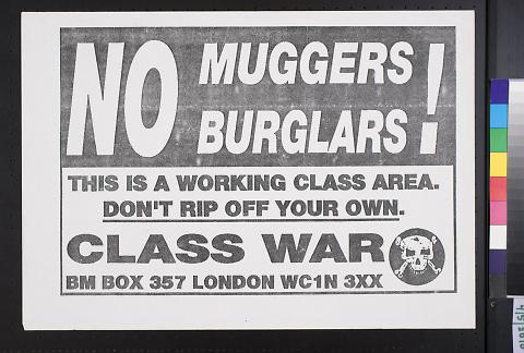 No Muggers! No Burglars!