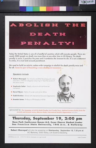Abolish the death penalty!