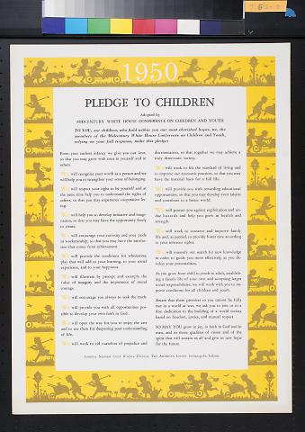 1950 Pledge to children