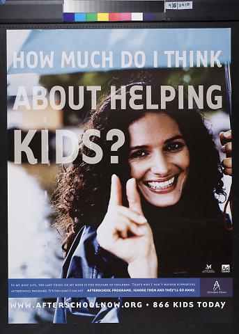 How much do I think about helping kids?