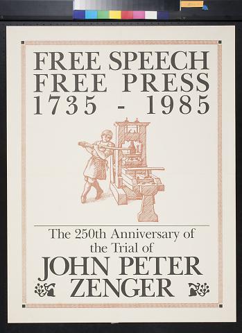 Free Speech Free Press 1735 - 1985
