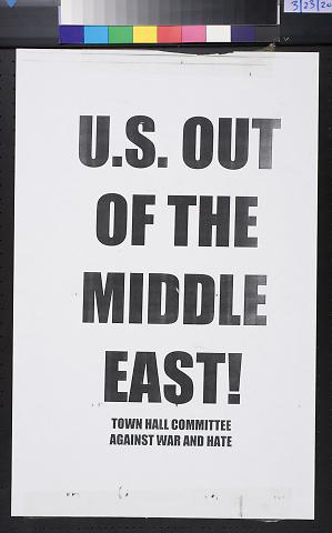 U.S. Out of the Middle East!