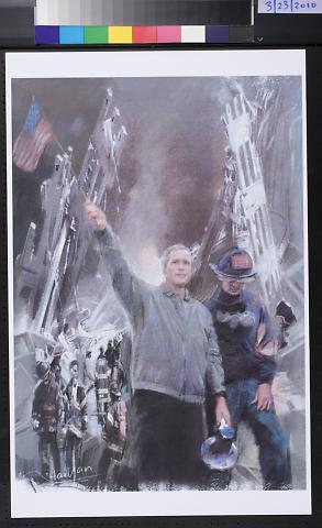 untitled (George W. Bush with Flag)
