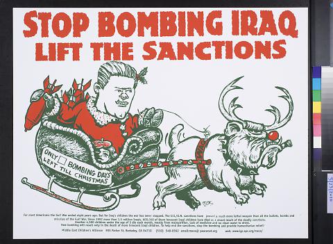 Stop Bombing Iraq Lift The Sanctions