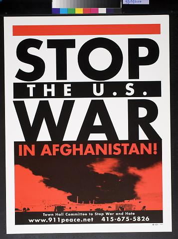 Stop the U.S. War in Afghanistan!