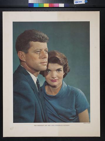 The President and Mrs. John Fitzgerald Kennedy
