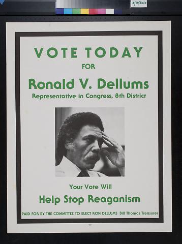 Vote Today For Ronald V. Dellums