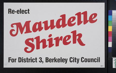 Re-Elect Maudelle Shirek