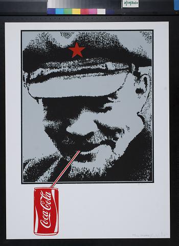 untitled (figure drinking Coca Cola)