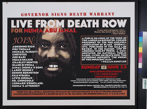 Governor Signs Death Warrant Live From Death Rowm For Mumia Abu Jamal