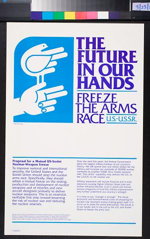 The future in our hands: freeze the arms race U.S. - U.S.S.R.