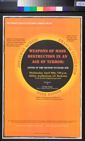 Weapons of Mass Destruction in an Age of Terror: Living in the Second Nuclear Age