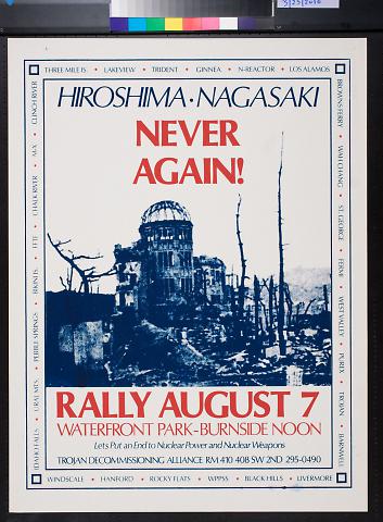 Hiroshima - Nagasaki Never Again!: Rally August 7